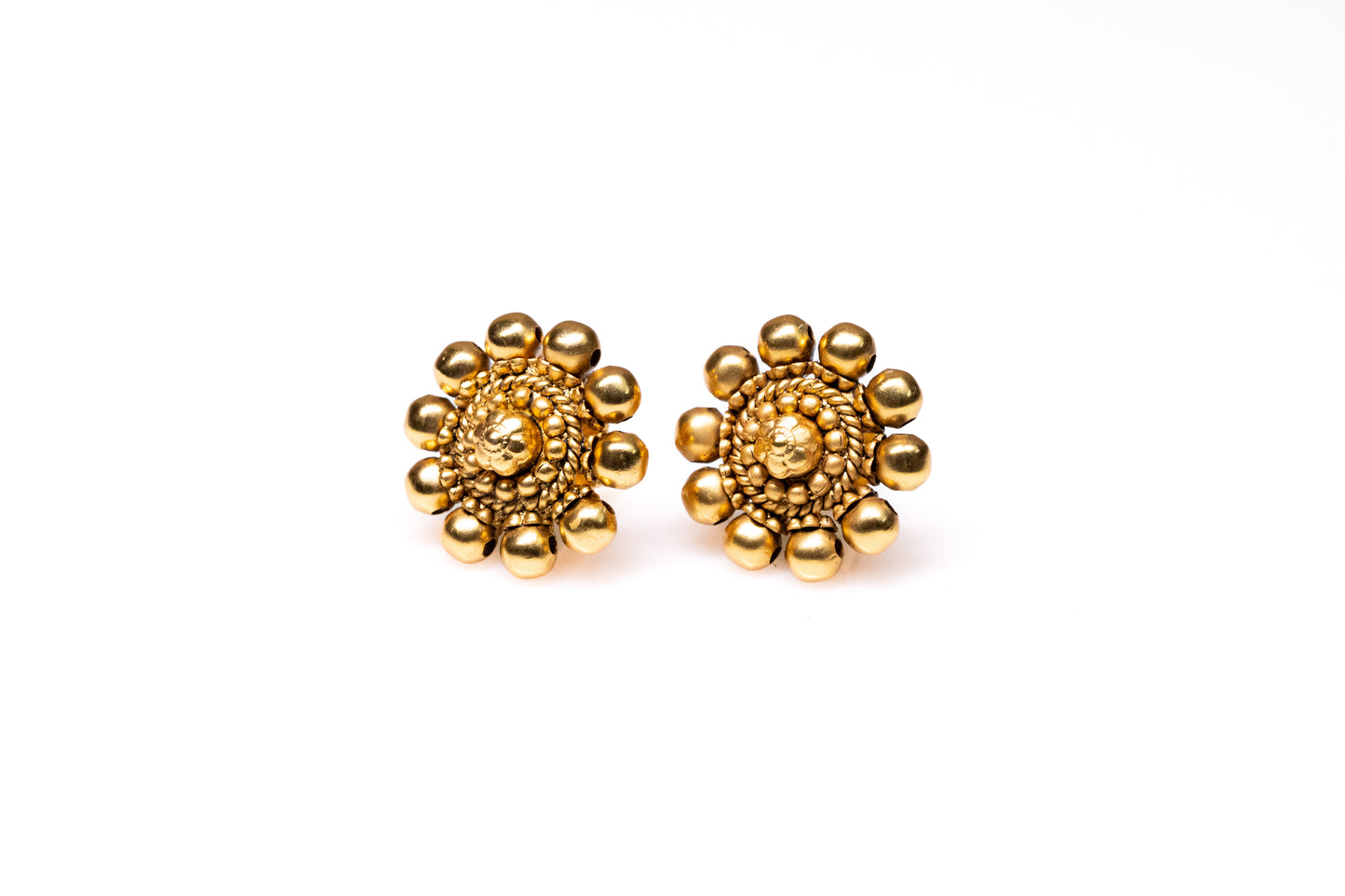 Floral Gold Earrings