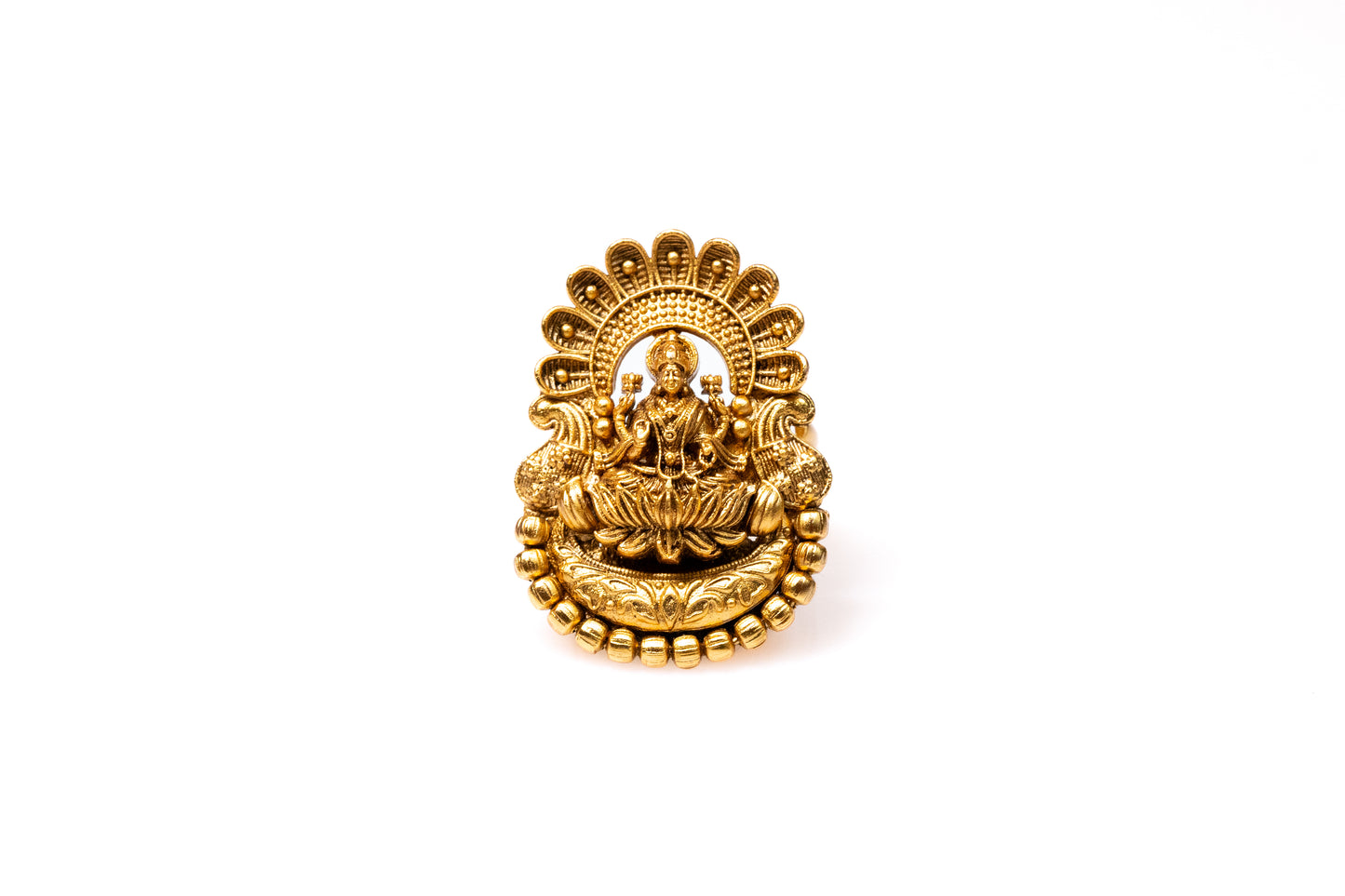 Laxmi Devi Gold Ring