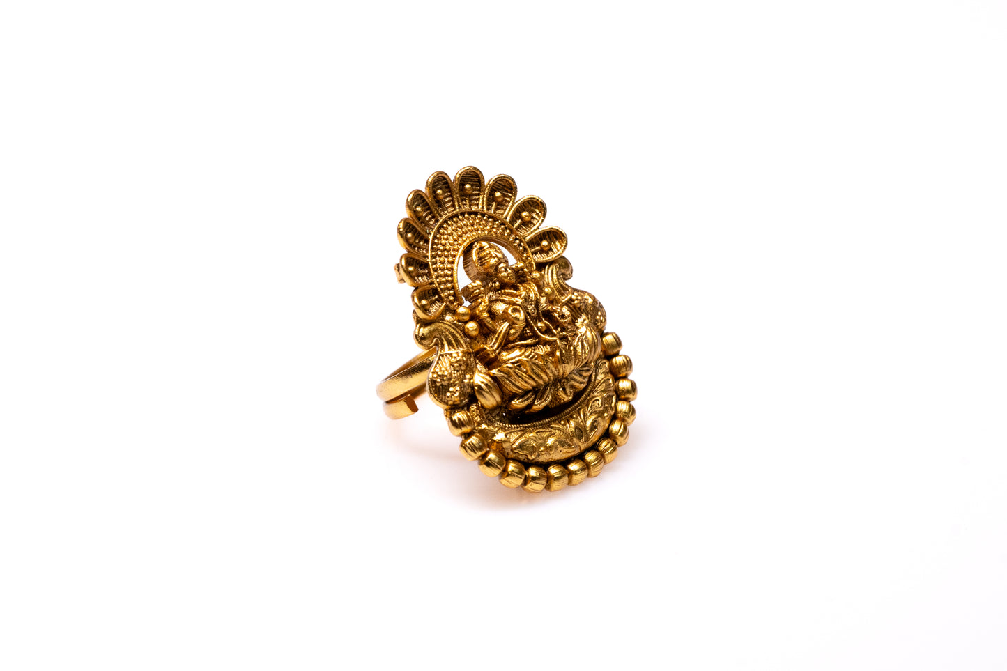 Laxmi Devi Gold Ring