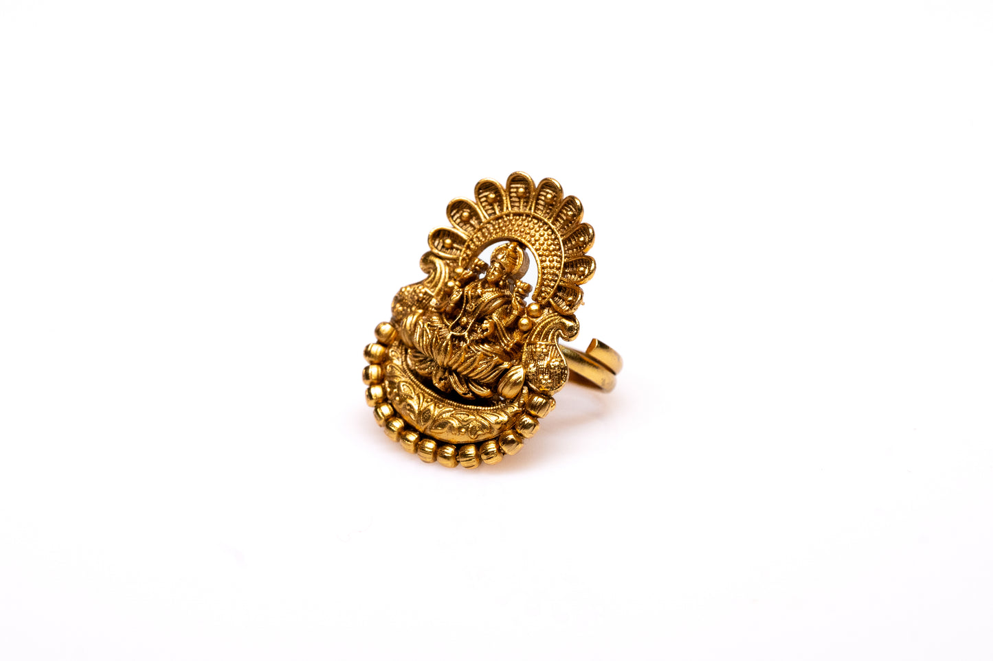 Laxmi Devi Gold Ring