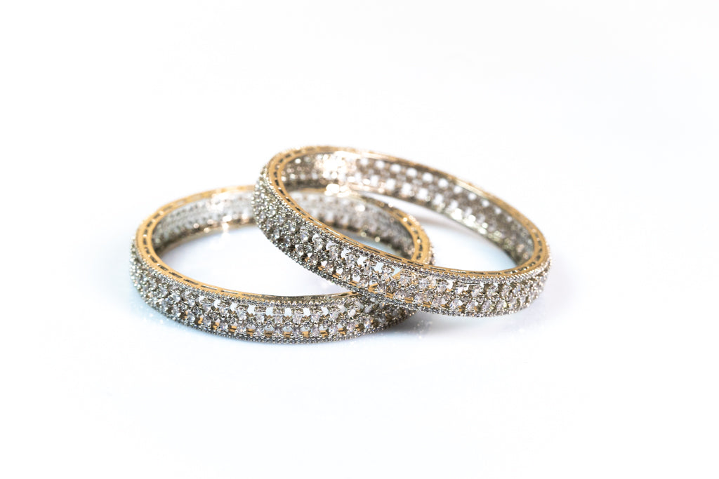 Exquisite Sparkling Rhinestones Diamond Bracelets – Perfect Artificial Jewelry for Women and Girls- Buy Online at The Laxmi Collection