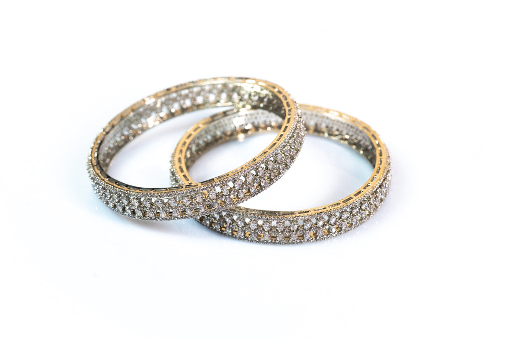 Exquisite Sparkling Rhinestones Diamond Bracelets – Perfect Artificial Jewelry for Women and Girls- Buy Online at The Laxmi Collection