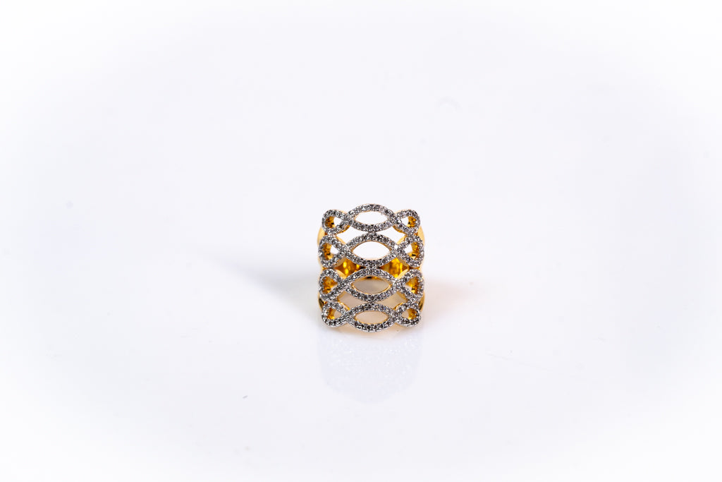 Cubic Zirconia Cocktail Ring