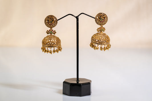 Gold Jhumkas