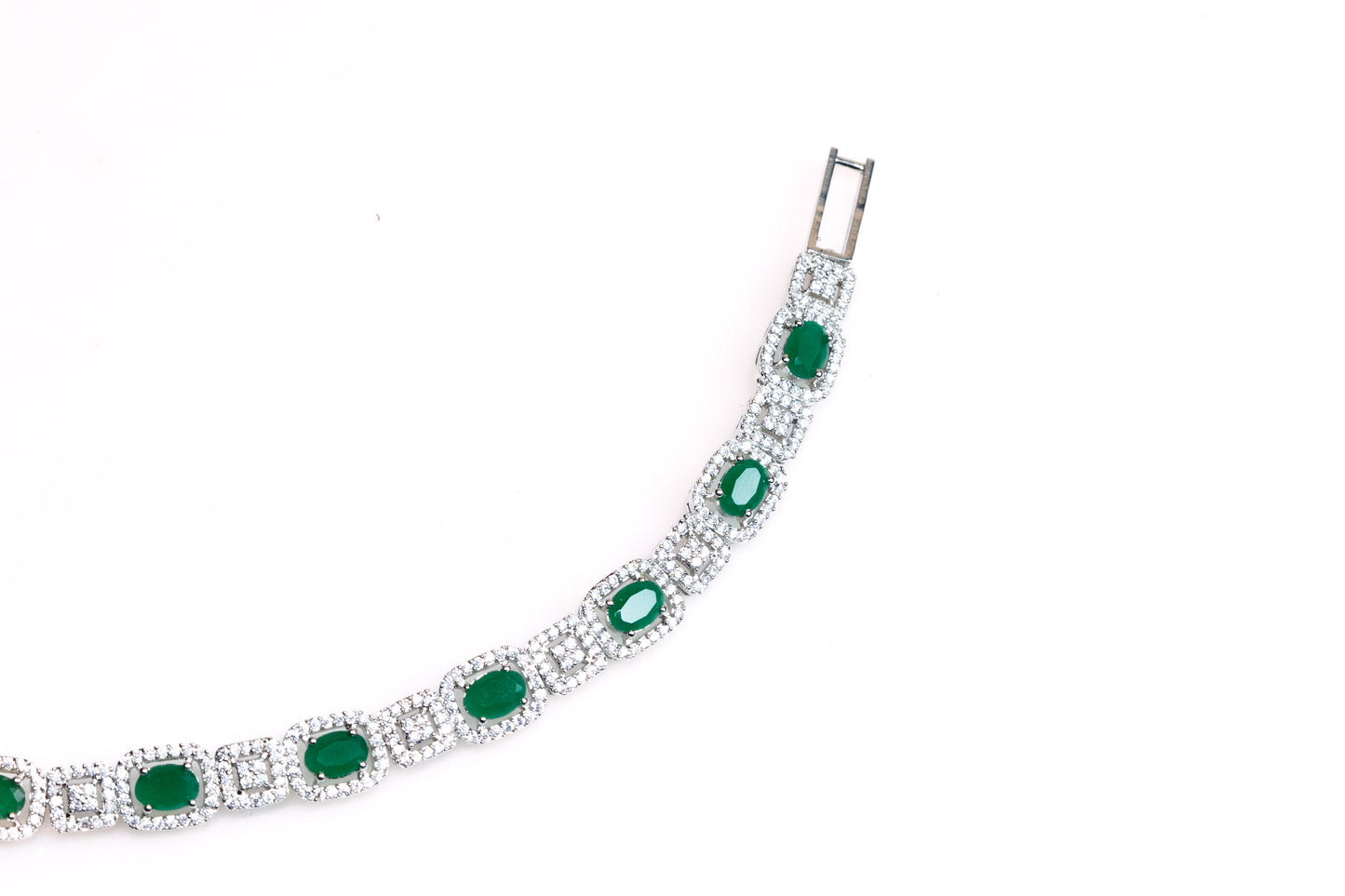 Emerald Green Stones Bracelet